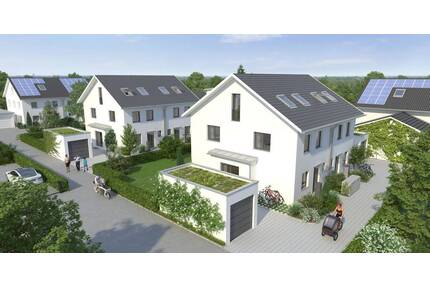 Neubau von 4 DHHs (H1) mit guter Anbindung in Brunnthal