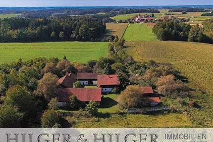 Schönste Alleinlage: Rottaler 4-Seithof auf ca. 4 ha - mehrere Wohneinheit. mögl., ideal für Pferde - Pfarrkirchen Diepolting