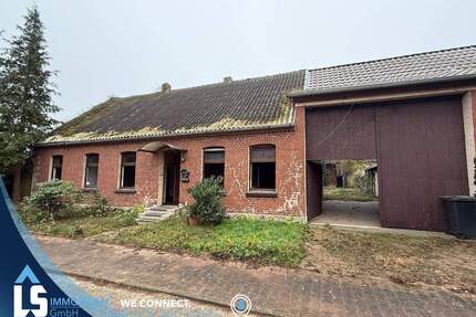 Ländliches Anwesen - Sanierungsobjekt mit großer Scheune, Weitblick und Entwicklungspotenzial - Kalbe (Milde) Jemmeritz