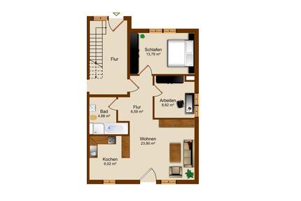 Helle 3-Z.-Wohnung mit Balkon u. Stellplatz in zententraler Lage - Castrop-Rauxel