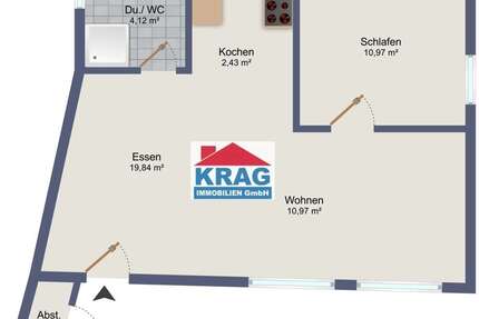 Wohnung zum Mieten in Dautphetal 340,00 € 50 m²