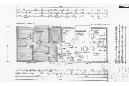 Helle 4,5-Zimmer Wohnung im 1. OG links, ruhige Lage, Balkon - Blomberg