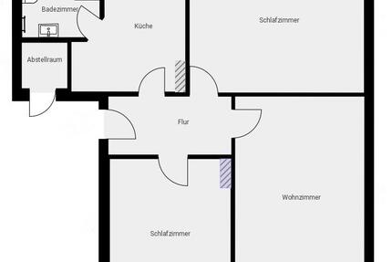 3-Raum-Wohnung in Wefensleben OT Belsdorf - Eilsleben