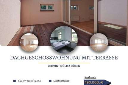 Wohnung zum Kaufen in Leipzig Dölitz-Dösen 490.000,00 € 152.48 m² - Leipzig / Dölitz-Dösen