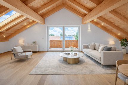 Ankommen und wohlfühlen - moderne 2-Zimmer-DG-Wohnung mit Balkon - Otterfing