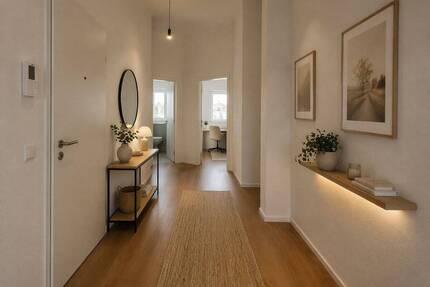 Moderne 3,5-Zimmer-Wohnung mit Balkon, Aufzug, TG & Fußbodenheizung - Ludwigsburg / Poppenweiler