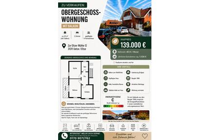 2-Zimmer-Eigentumswohnung mit Balkon in UetzeEltze – 63 m²