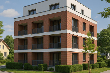 2-Zi-Wohnung in schickem Neubau I KfW40EE-QNG Standard I Top Modern in guter Lage! Ab 2026 fertig! - Lünen Nordlünen