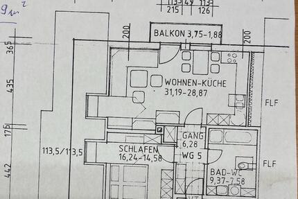Wunderschöne 2 Zi DG Wohnung mit durchdachtem Grundriss & Balkon - Burgkirchen an der Alz