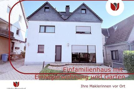 Rarität im Zentrum von Leichlingen: Freistehendes EFH, teilsaniert, mit Einliegerwohnung, Garten, 2 PKW-Stellplätzen, Ausbaureserven vorhanden