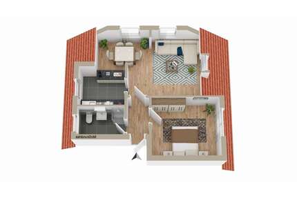 Wohnung zum Kaufen in Dummerstorf 70.000,00 € 45.93 m²