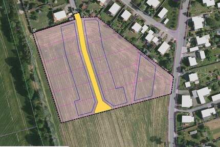 Großes Grundstück am Feldrand mit unverbautem Blick ins Grüne. - Theuma