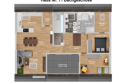 LETZTE GELEGNHEIT! Traumhafte 4,5-Zimmer-Wohnung mit uneinsehbarer, großer Süd-West-Dachterrasse in ruhiger, grüner Wohnlage - Neumarkt in der Oberpfalz