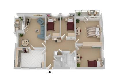 Schöne 5 Zimmerwohnung - 750,00&nbsp;EUR Kaltmiete, ca.&nbsp; 107,00&nbsp;m&sup2; in Bad Fallingbostel (PLZ: 29683)