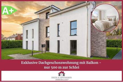 Exklusive Neubau-Dachgeschoss-Wohnung mit Balkon - nur 500 m zur Schlei - Kappeln