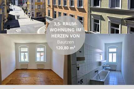 Wohnung zum Mieten in Bautzen 600,00 € 120.8 m²