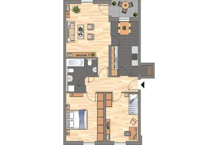 Wohnung zum Mieten in Grünstadt 799,00 € 78.12 m²