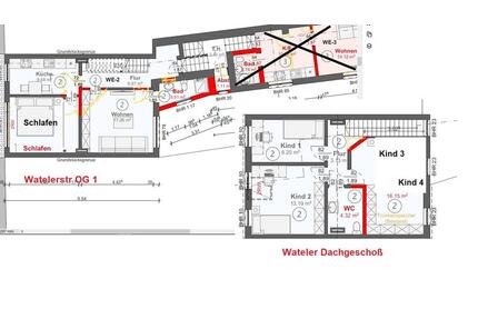 Familien-Maisonette mit viel Platz - 1.OG + DG - Mönchengladbach Süd