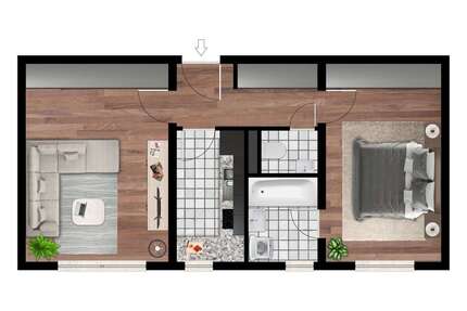 Wohnung zum Mieten in Gera 310,00 € 46.67 m²