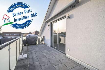 DIETZ: Moderne Dachgeschosswohnung in zentraler Lage von Groß-Zimmern!