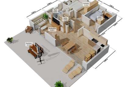 Wohnung zum Mieten in Meßkirch 1.200,00 € 88 m²