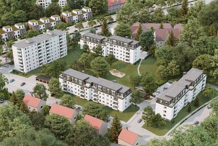 Vermietete 4-Zimmerwohnung mit Energieeffizienzklasse B, Balkon und Wannenbad - Berlin Dahlem