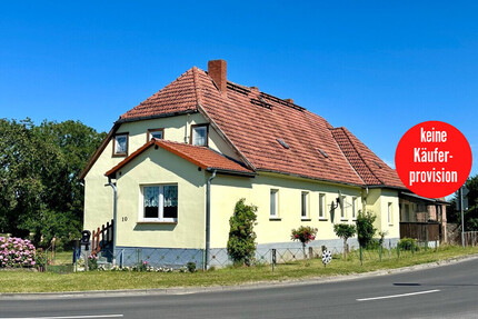 HORN IMMOBILIEN + Einfamilienhaus mit Einliegerwohnung und großem Grundstück, Matzdorf bei Strasburg - Schönhausen