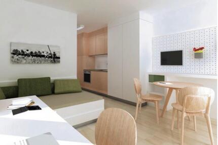 Möbiliertes i Live Mikroapartment in Berlin Lichtenberg - 23qm