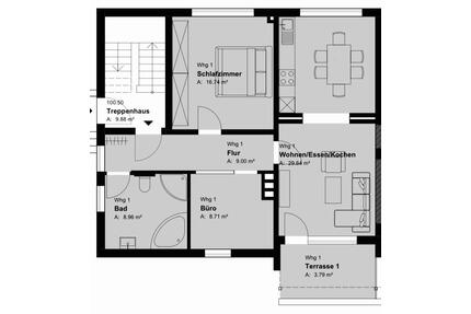 Frisch renovierte 3 Zimmer-Wohnung zu vermieten - Lotte
