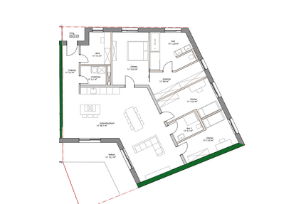 Großzügige helle altersgerechte Wohnung im KFW 40 Energiesparhaus Nähe Fußgängerzone - Trier