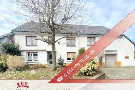 Vielseitiges Einfamilienhaus mit 7 Zimmern, saniertem Bad, Garage und Schuppen - Schillingen