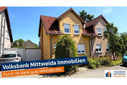 Zuhause mit Wohlfühlcharakter – Gepflegte Doppelhaushälfte mit Garage und Garten - Geringswalde