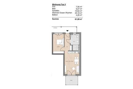 Wohnung zum Kaufen in Frickingen 365.000,00 € 62 m²