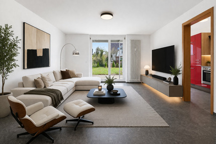 FREI: 2,5 -Zimmer-TERRASSEN-Wohnung mit Gartenanteil ++EBK++ & ++TG++ - Waiblingen Neustadt