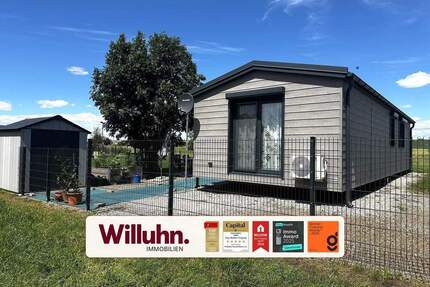 Modernes Energiespar-Mobilheim | Fußbodenheizung | Wärmepumpe | Klima | naturnahe Lage - Seeland Schadeleben