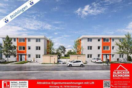 3 Zi. Erdgeschoss mit Terrasse ca. 87 m²-Wohnung Nr. 1-Kirchweg 18-79780 Stühlingen -Neubau