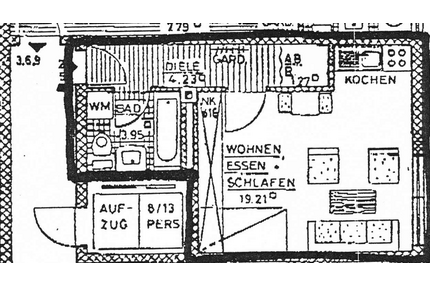 Wohnung zum Kaufen in Ludwigshafen am Rhein Gartenstadt 79.000,00 € 29 m² - Ludwigshafen am Rhein / Gartenstadt