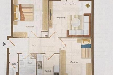 schöne 3 Zimmer-Wohnung mit Balkon in Korntal-Münchingen