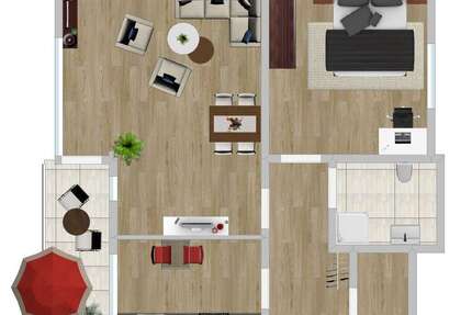 Wohnung zum Kaufen in Radevormwald 72.000,00 € 60.1 m²