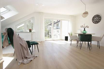 Klimatisierte 3-Zimmer-Wohnung mit 2 Balkonen - frisch saniert, sofort bezugsfrei, provisionsfrei - Marburg - Marbach