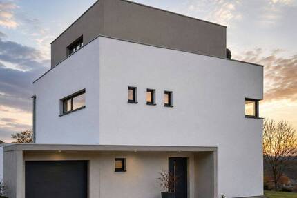 Modernes Architektenhaus im Bauhausstil in begehrter Lage von Bad Nauheim - provisionsfrei