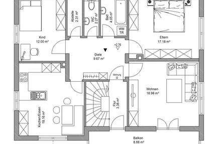 3 Zimmer Wohnung in Peiting, kernsaniert