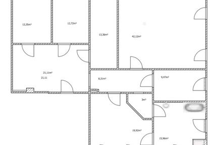 großzügige helle Wohnung 5 Raumwohnung 960€ 160qm - Neustadt in Sachsen