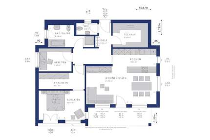 Haus zum Kaufen in Budenheim 761.525,00 € 93 m²