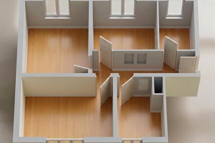3-Zimmer-Wohnung in Joachimsthal mit Einbauküche, Garage & Keller