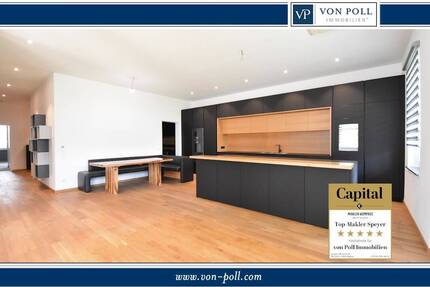 Moderne und altersgerechte Wohnung, hochwertige Einbauküche, Terrasse und Tiefgarage - Speyer