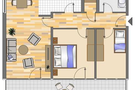 Demnächst frei! 3-Zimmer-Wohnung in Ratingen West
