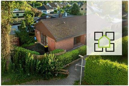 Virtueller Rundgang! Ebenerdig und barrierearm! Modernisierter Atriumbungalow! - Elmshorn