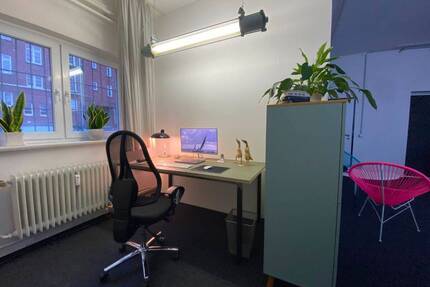 Flexibles Büro nahe Hasselbrook - bis 3 Arbeitsplätze, 970€ inkl. Stellplatz - Hamburg Hamm