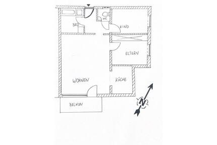 Provisionsfreie, leerstehende und bezugsfreie, Wohung mit Balkon - Freising Am Vogelherd